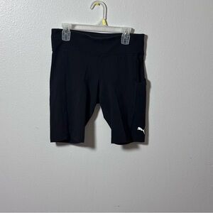 Puma Women‎ Black Biker Active Shorts Size Small